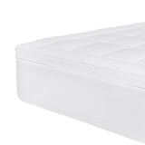 Dreamz Mattress Topper Pillowtop Cover Bed Protector Double - Top-Down View