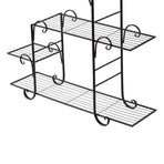 Levede Plant Stand Outdoor Indoor Metal Black-2018816719711244292