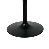 Levede Bar Table Swivel Gas Lift Counter Black - Top-Down View