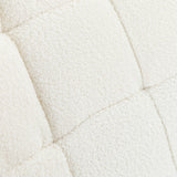 Levede Fleece Rocking Chair - Top-Down View