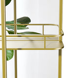 Yezi 360? Swivel Bathroom Wall Mirrors with Storage - Top-Down View
