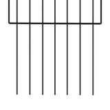 Mountview 25 Pcs Garden Fence Border Rustproof Metal - Top-Down View