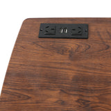 Levede Standing Desk Height Adjustable Brown - Top-Down View