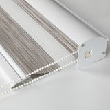 Marlow Blackout Zebra Roller Blind Curtains 120x210 Beige - Top-Down View