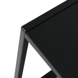 Levede Side Table Sofa End Table Open - Top-Down View