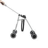 PaWz Pet Stroller Dog Cat Cage Carrier Black - Top-Down View