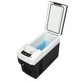Spector Portable Car Fridge 12V Mini Refrigerator Freezer Camping Travel Cooler - Top-Down View