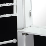 Levede Mirror Jewellery Cabinet Jewelry - Top-Down View