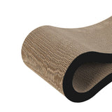 Pawz Cat Scratcher Board Bed Scratching Cardboard - Top-Down View