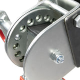 Manan 2X 410mm-545mm Drop Down Corner Silver - Top-Down View