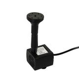 Solar Fountain 5W Powered Water Power - Top-Down View