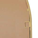 Yezi Floor Mirror Full Length Mirrors 1.8M Gold White - Top-Down View