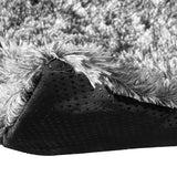 PaWz Dog Mat Pet Calming Bed Memory L Charcoal Large - Top-Down View