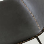 Levede 2x Dining Chairs Kitchen Table Black-2006733277083340804