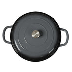 3.5L Enamel Dutch Oven Pan in Black Colour-2018816805572841476