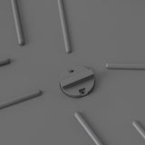 Toque Dish Drying Rack Plate Drainer Cup Holder - Top-Down View