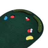 Centra 3M Golf Putting Mat Practice - Top-Down View