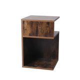Levede 2x Bedside Tables Wood Side End Oak - Top-Down View
