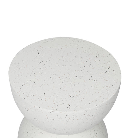 Levede Side Table Terrazzo Coffee Tables Beige-2018816896694095876