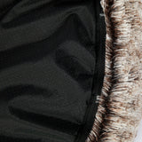 PaWz Pet Bed Cat Dog Donut Nest Calming L Brown Large - Top-Down View