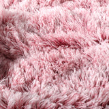 PaWz Dog Blanket Pet Cat Mat Puppy Warm Pink - Top-Down View