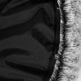 PaWz Pet Bed Cat Dog Donut Nest Calming L Charcoal Large - Top-Down View