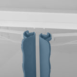Storage Box Stackable Container 45L Blue - Top-Down View