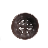 Lambu 100x Plastic Plant Pots Bulk Flowers X-Large - Top-Down View