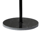 Side Table Round Tabletop Small Lightweight - Top-Down View