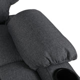 Levede Recliner Chair Electric Lift Grey - Top-Down View