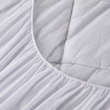 Dreamz Bamboo Pillowtop Mattress Topper Queen - Top-Down View