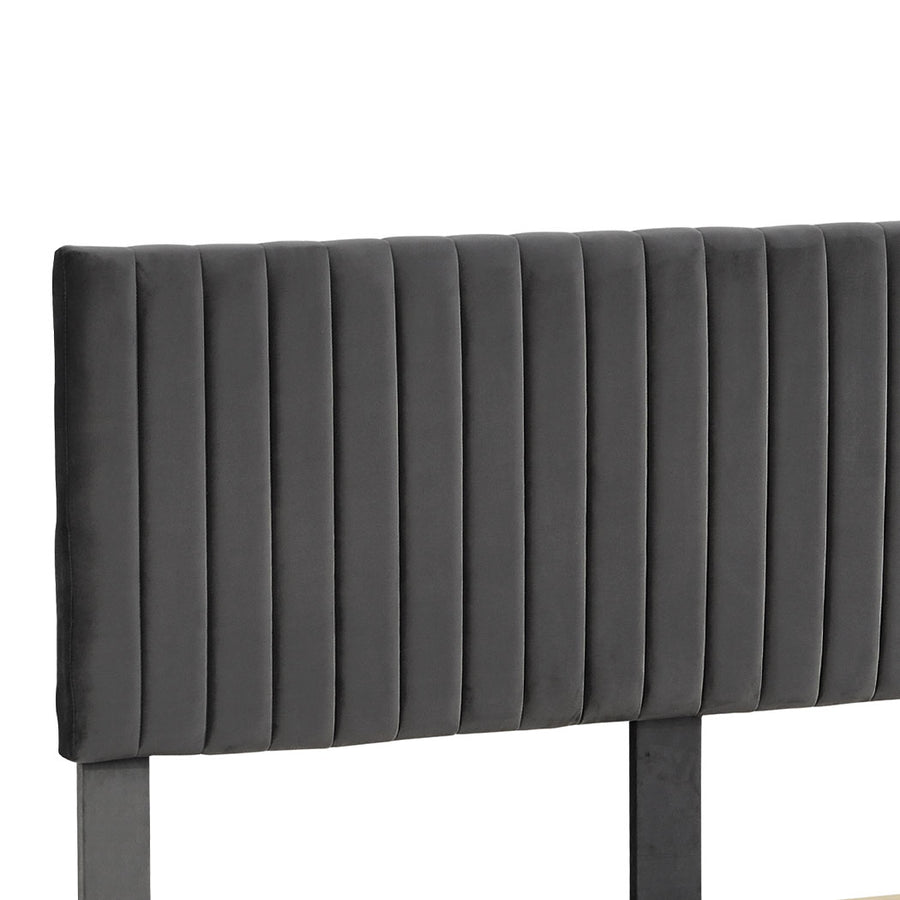 Levede Bed Frame Queen Size Mattress Grey-2018816929078317060