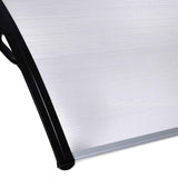 Mountview Window Door Awning Outdoor 1M X 6M Transparent 1x6M - Top-Down View