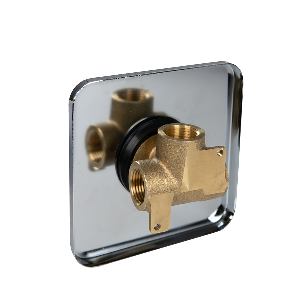 Dutxa Brass Shower Mixer Tap Cold Hot Charcoal-2006733190127030276