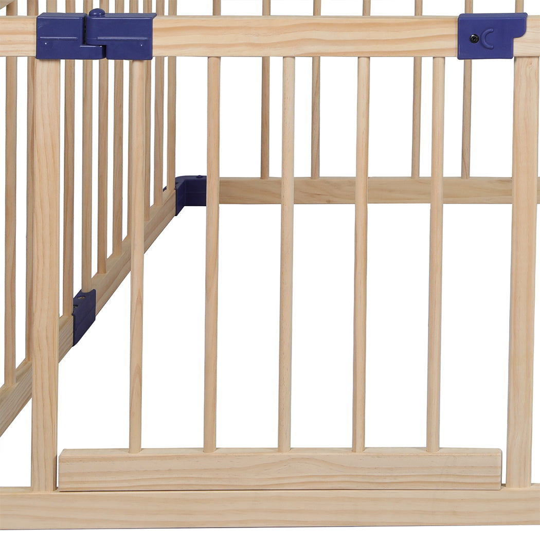BoPeep Kids Playpen Wooden Baby Safety Medium-2006733211438288900
