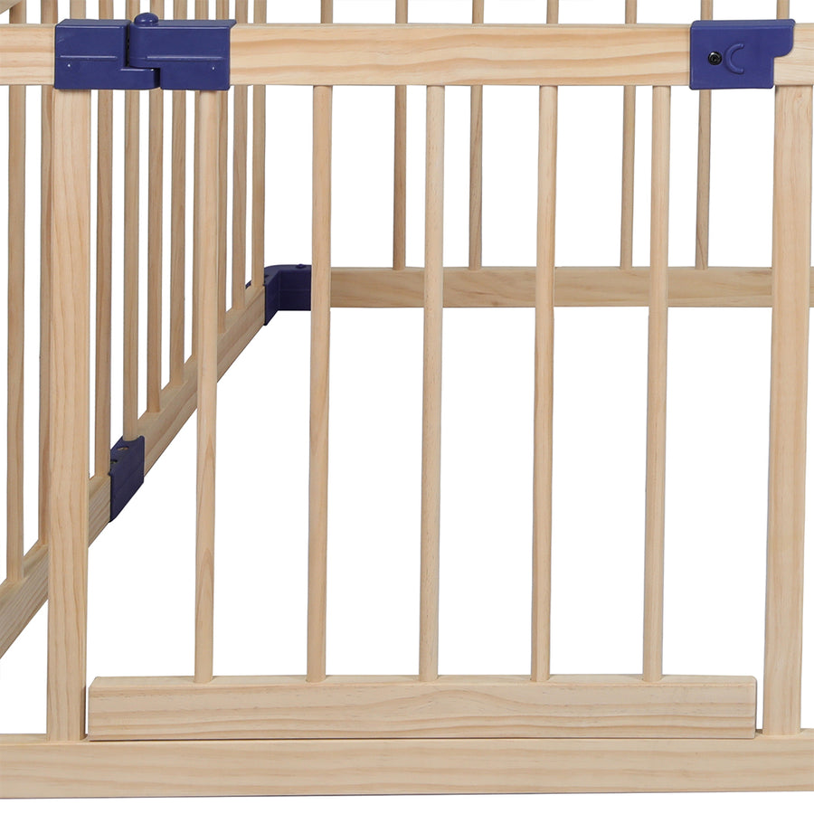 BoPeep Kids Playpen Wooden Baby Safety Medium-2006733211438288900