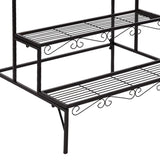 Levede Plant Stand 3 Tier Rectangle - Top-Down View
