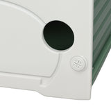 Pawz Outdoor Indoor Dogs Kennel Plastic Puppy Pet House - Top-Down View