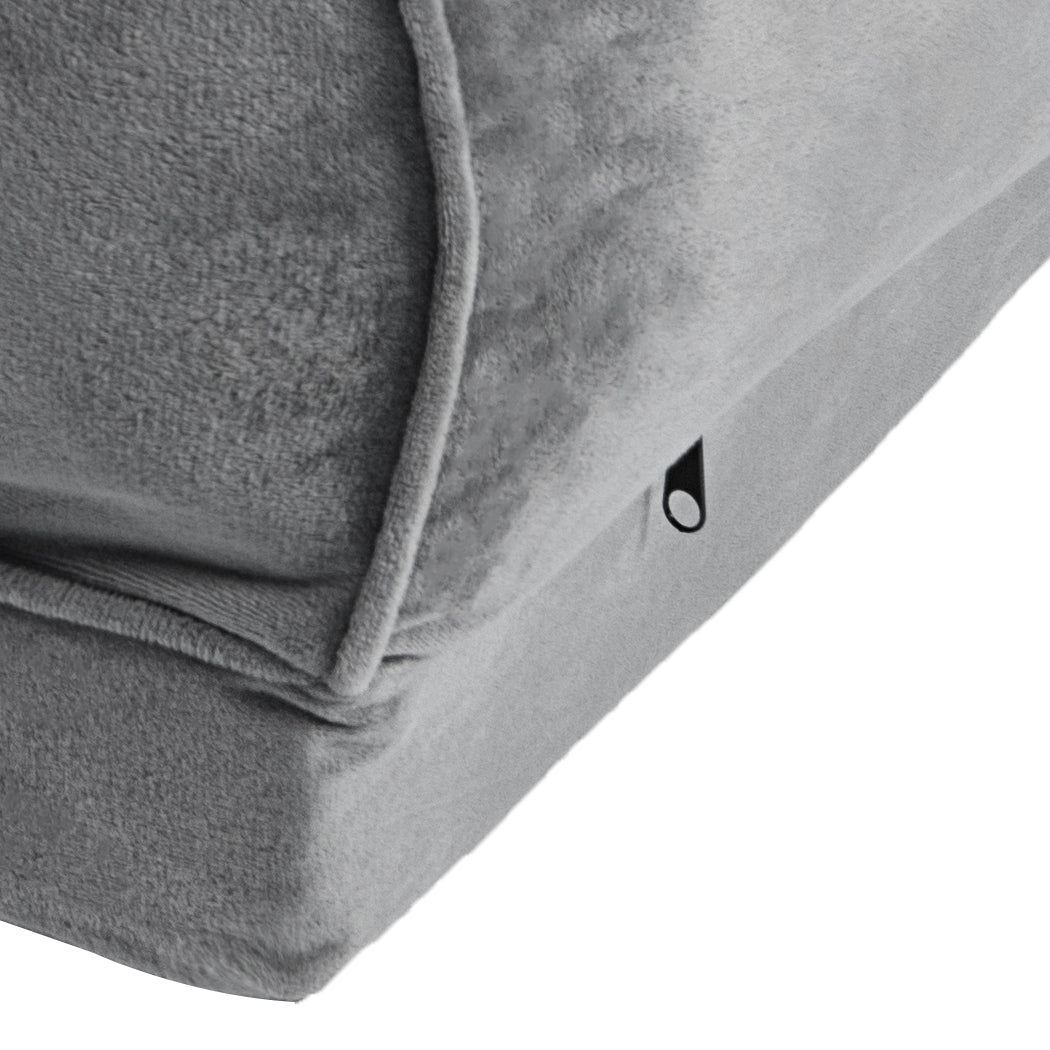 PaWz Pet Bed Sofa Dog Beds Bedding Soft M Grey Medium-1954802515501518852