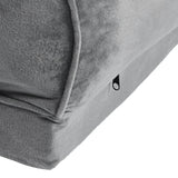 PaWz Pet Bed Sofa Dog Beds Bedding Soft M Grey Medium - Top-Down View
