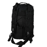 Slimbridge 40L Military Tactical Backpack Black - Top-Down View