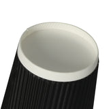 200 Pcs 16oz Disposable Takeaway Coffee Black-2006733304379871236