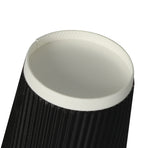 200 Pcs 16oz Disposable Takeaway Coffee Black-2006733304379871236