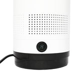 Spector Bladeless Tower Fan 2 In 1 Cooler & Heater Fan - Top-Down View