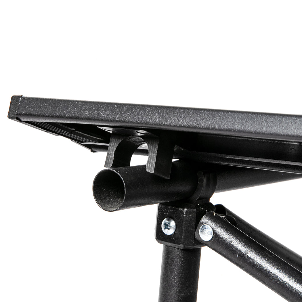 Levede Folding Camping Table Portable Black-2018816754809180164