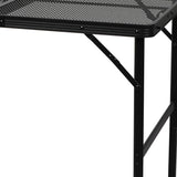 Levede Grill Table BBQ Camping Tables Large - Top-Down View