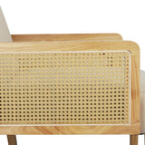 Levede Rattan Lounge Armchair - Top-Down View