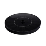 Solar Fountain Powered Water Power Floating - Top-Down View
