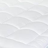 Dreamz Gel Memory Foam Mattress Topper 8cm Queen Size - Top-Down View