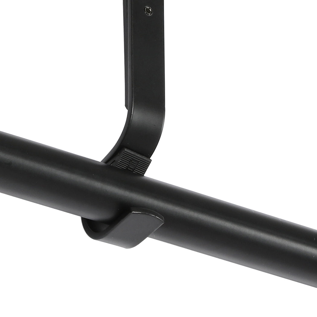 Marlow Steel Curtain Rod Quiet Rail Black-2018816703642865668